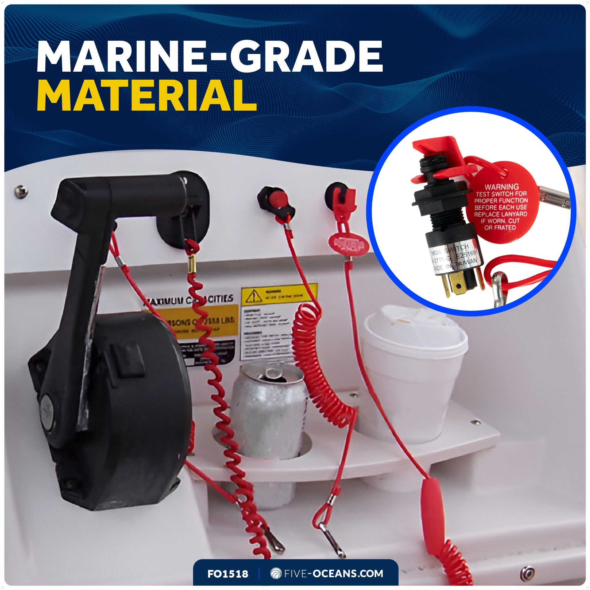 Emergency Cut-Off Switch, 12 Volts - FO1518