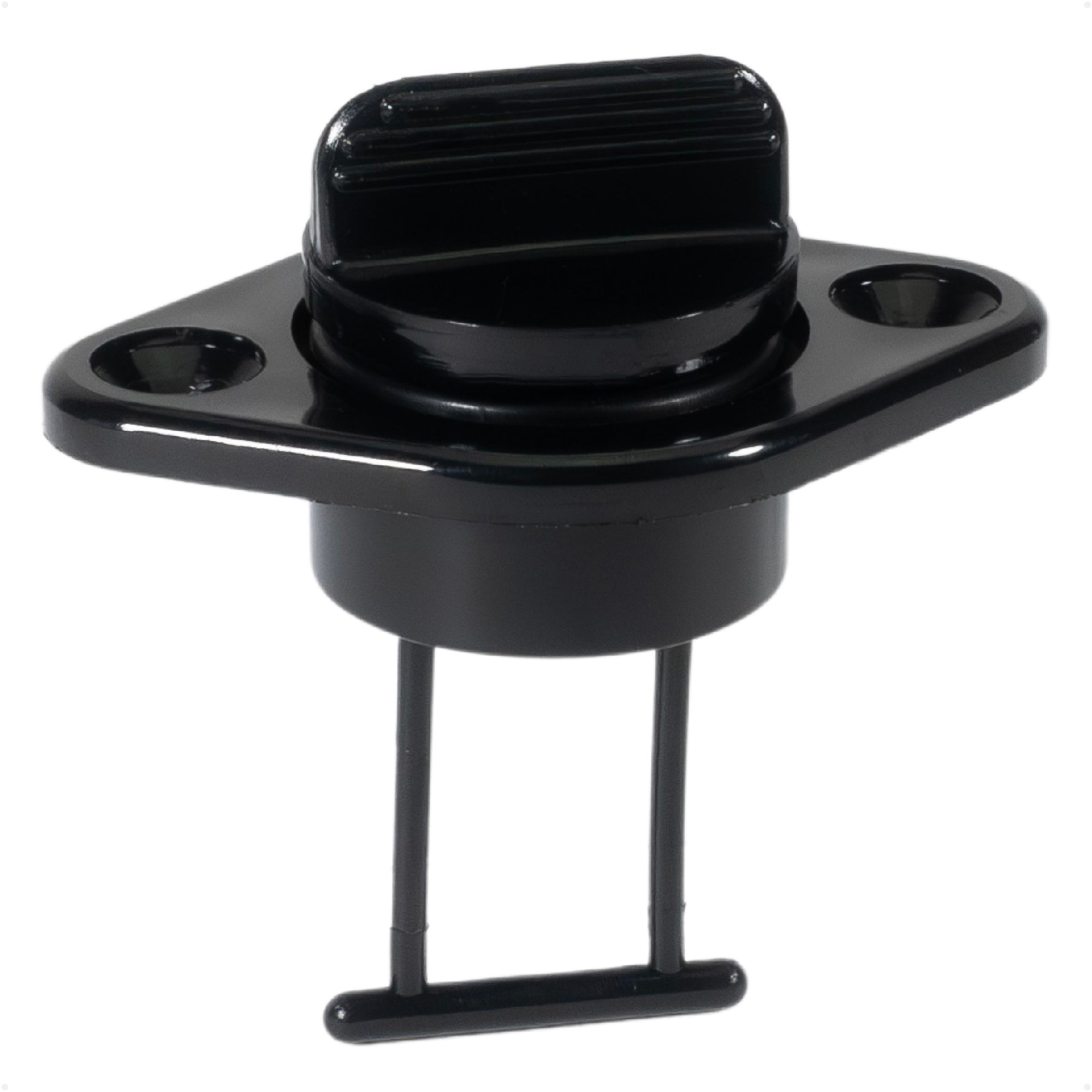 Garboard Boat Drain Plug For 1" Transom Hole, Black Nylon - FO1569