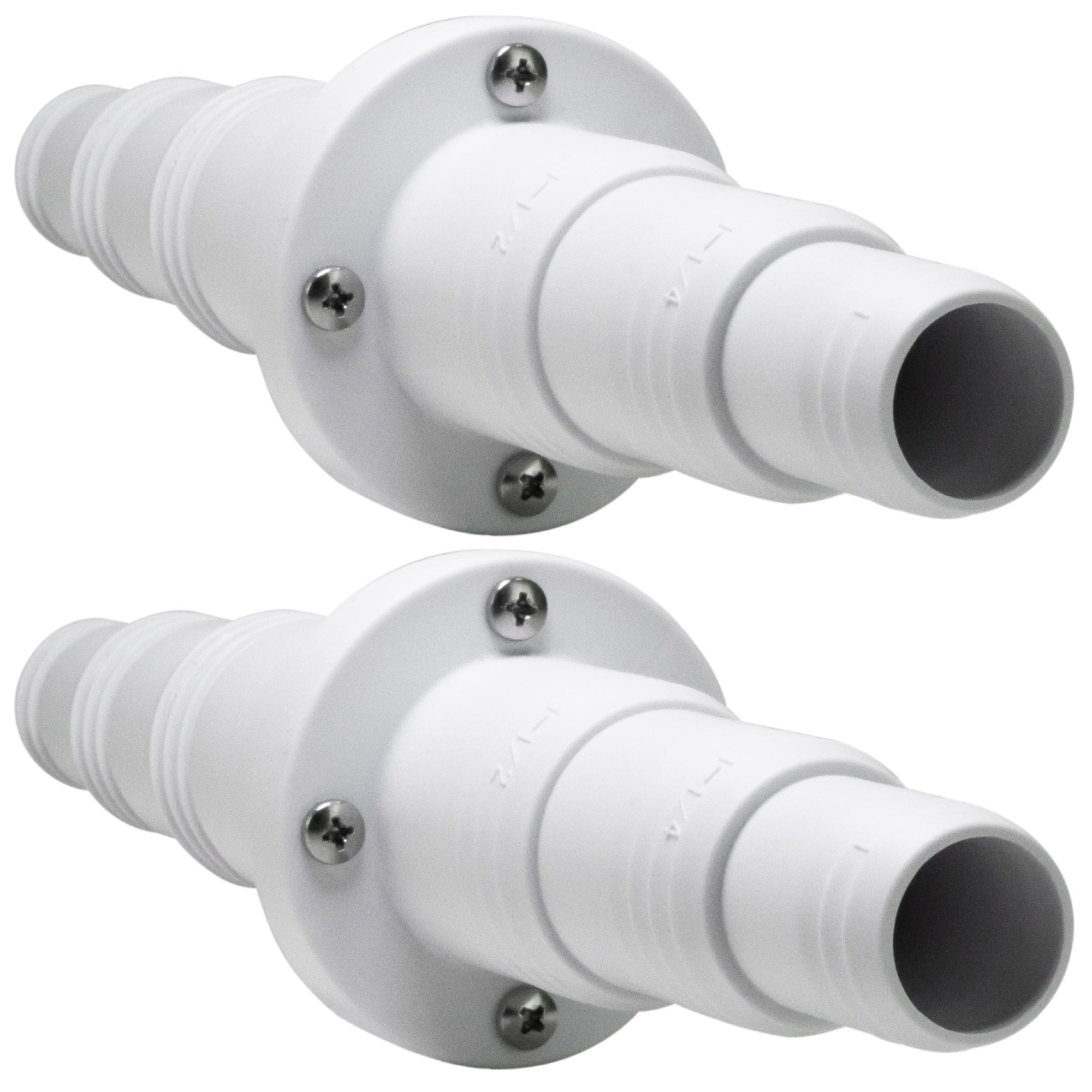 1" - 1-1/4" - 1-1/2" Check Valve, In-Line One-Way Stepped Connection - 2-Pack - FO2056-M2 - Five Oceans