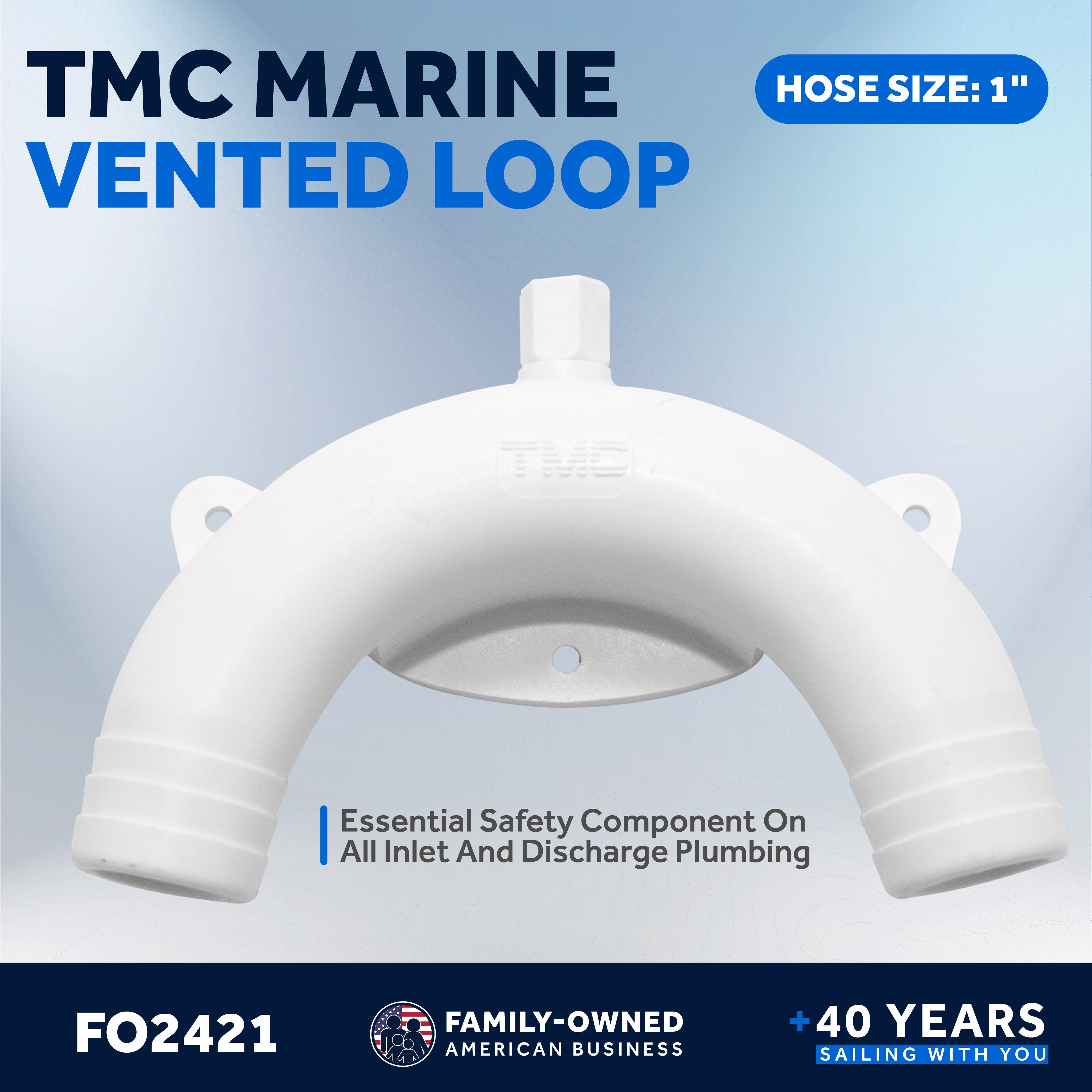 TMC Marine Vented Loop, 1" Hose - FO2421