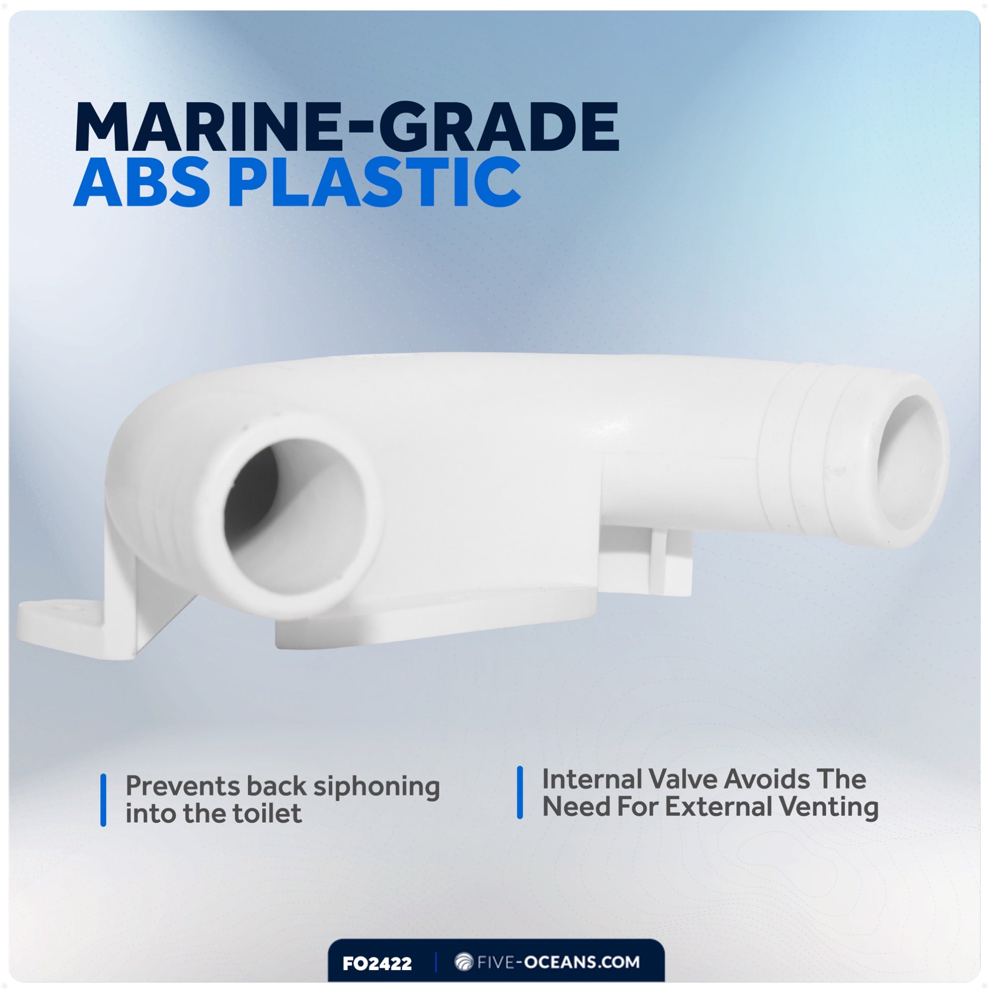 TMC Vented Loop for Boats and RVs, 1-1/2" Hose - FO2422 - Five Oceans