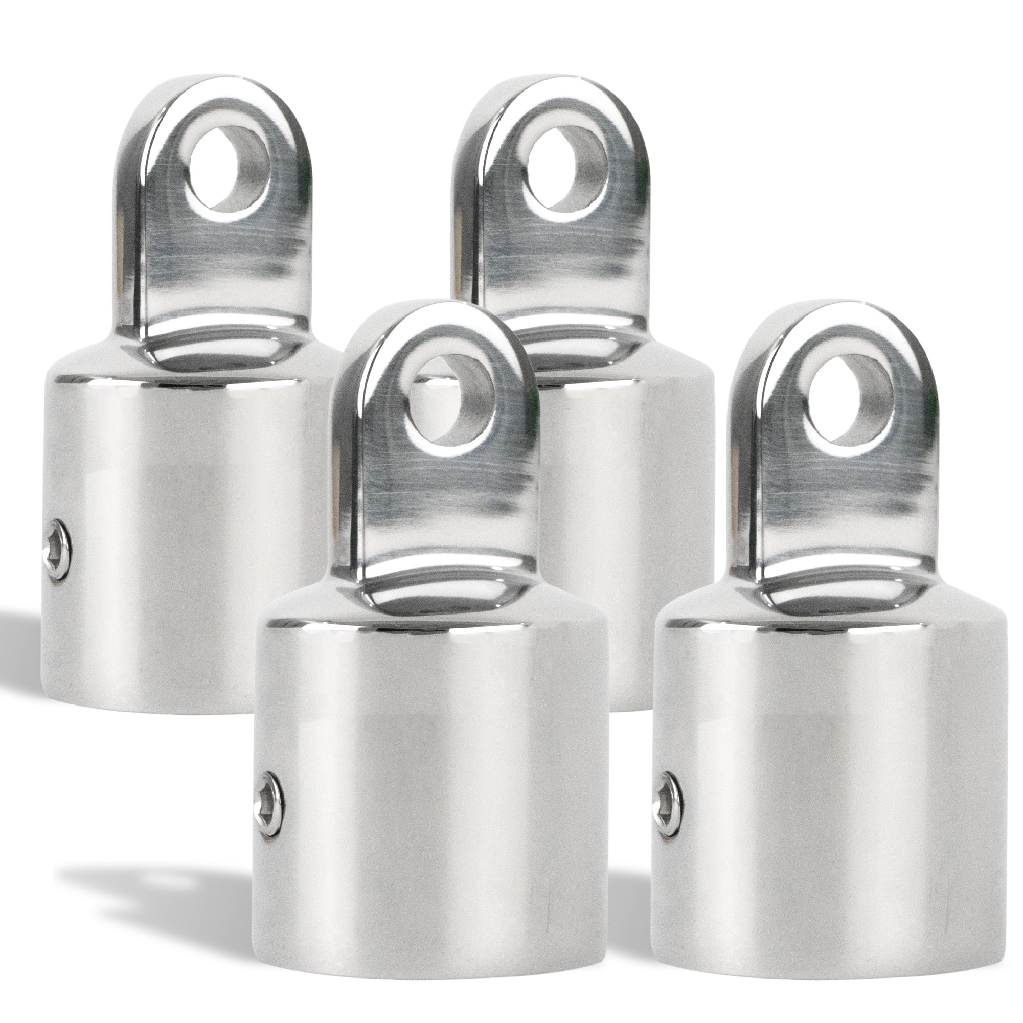 Bimini Top Hardware 1" External End Eye, AISI316 Stailess Steel - 4-Pack - FO2961-M4 - Five Oceans