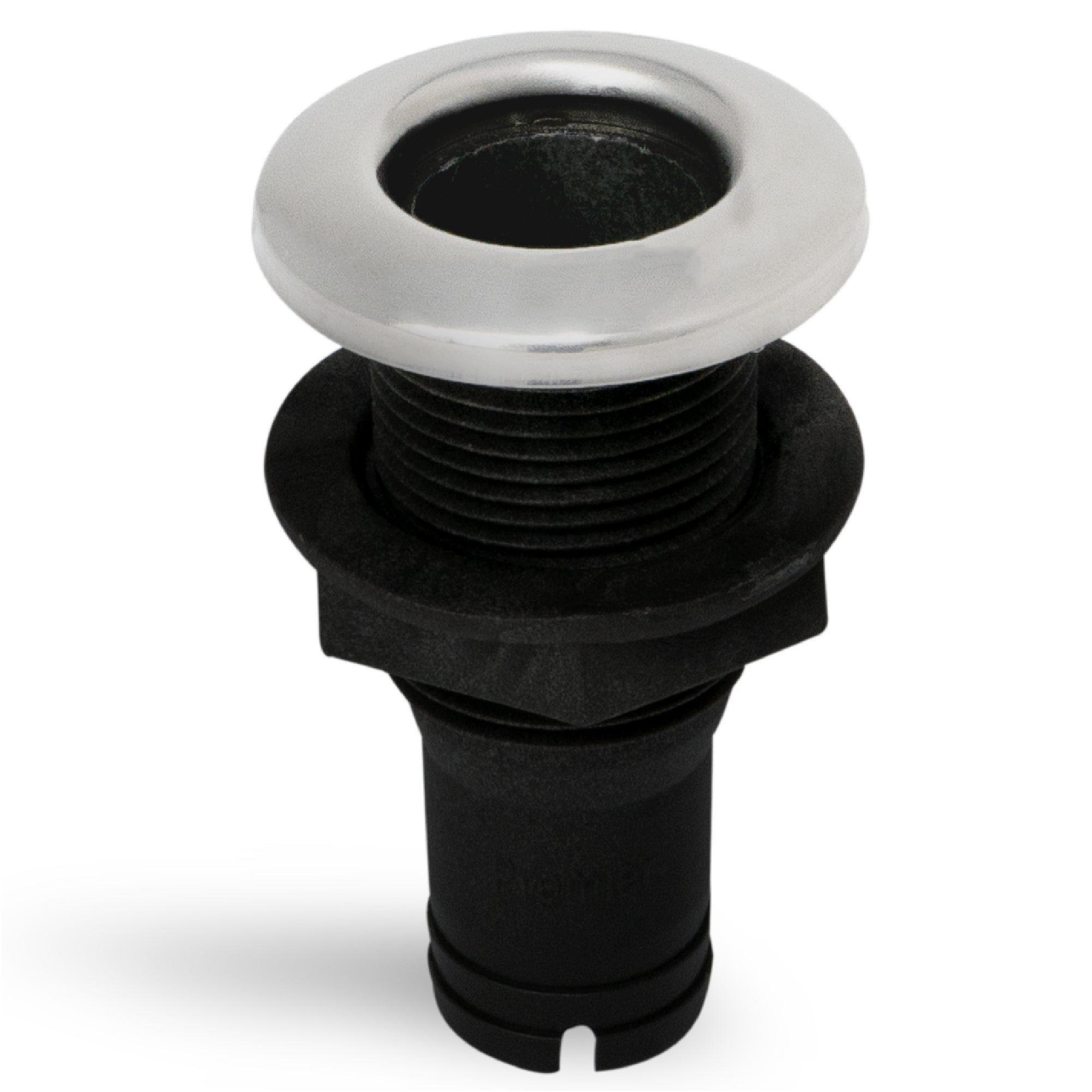 Thru Hull Fittings for Boats - 3/4" Hose, Black - FO2995 - Five Oceans