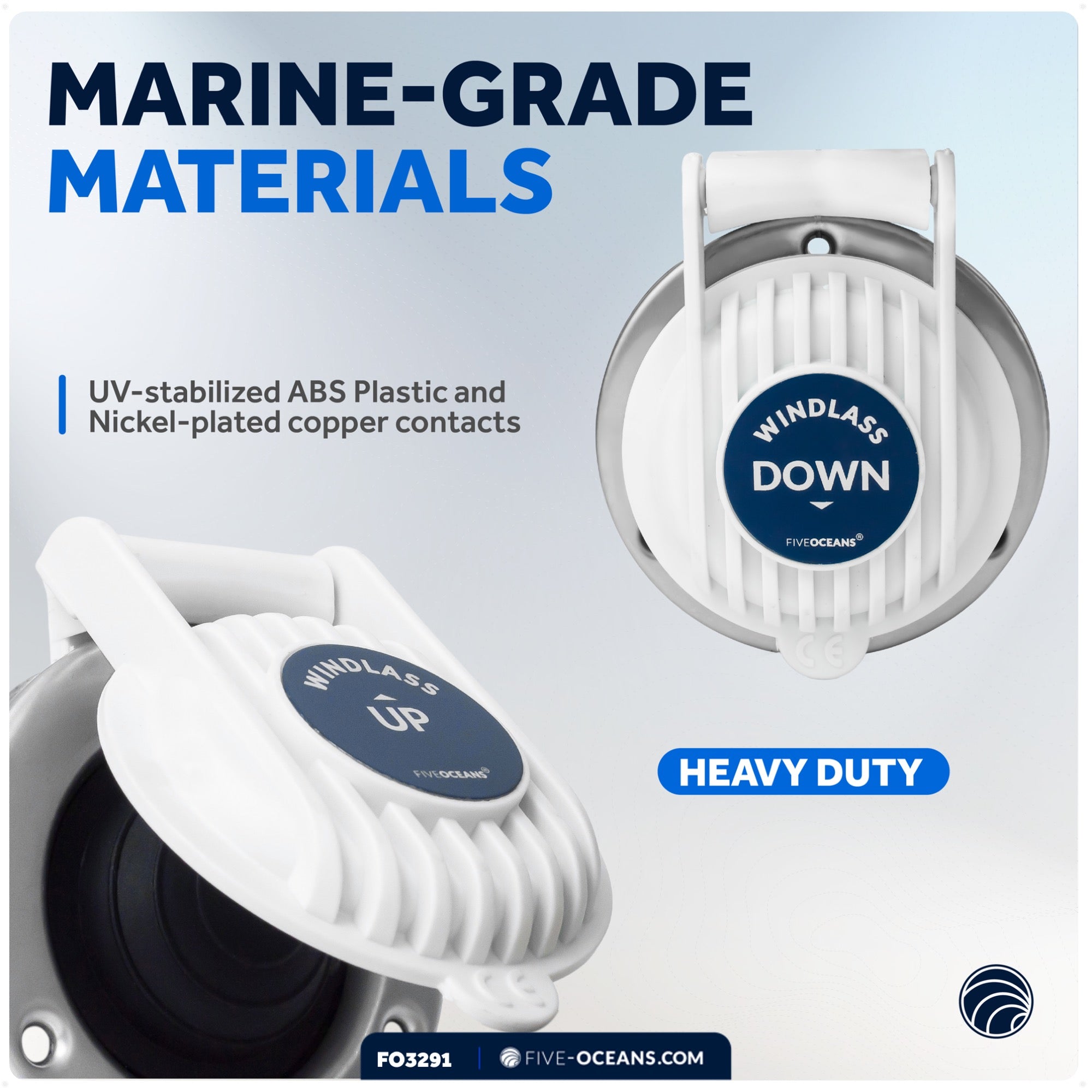 Windlass Deck Foot Switch, Up/Down Single Direction Switches - FO3291 - Five Oceans