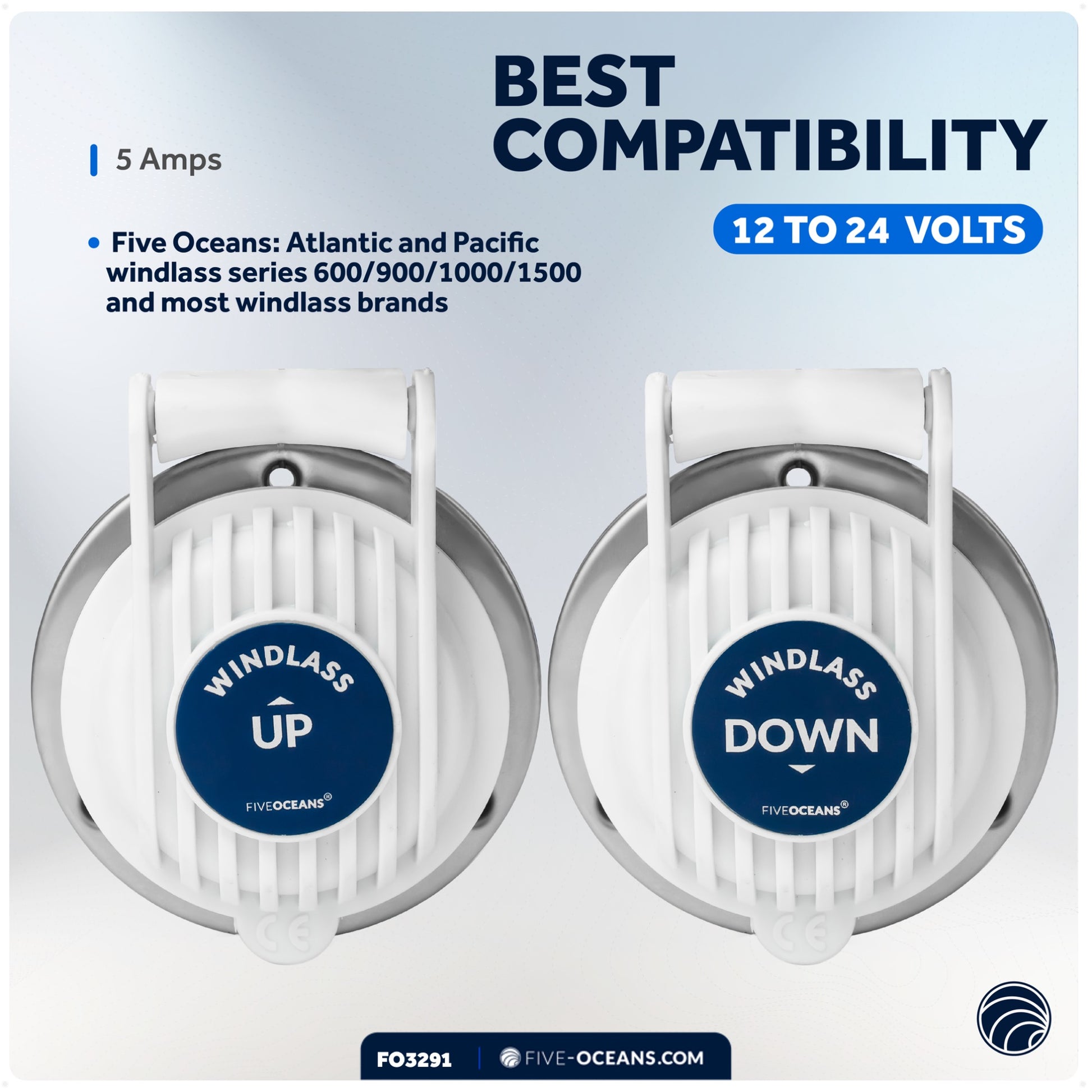 Windlass Deck Foot Switch, Up/Down Single Direction Switches - FO3291 - Five Oceans