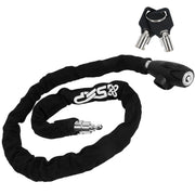 Bike Chain Lock, Keyed, with Mounting Bracket, 4' - FO3959 - Five Oceans
