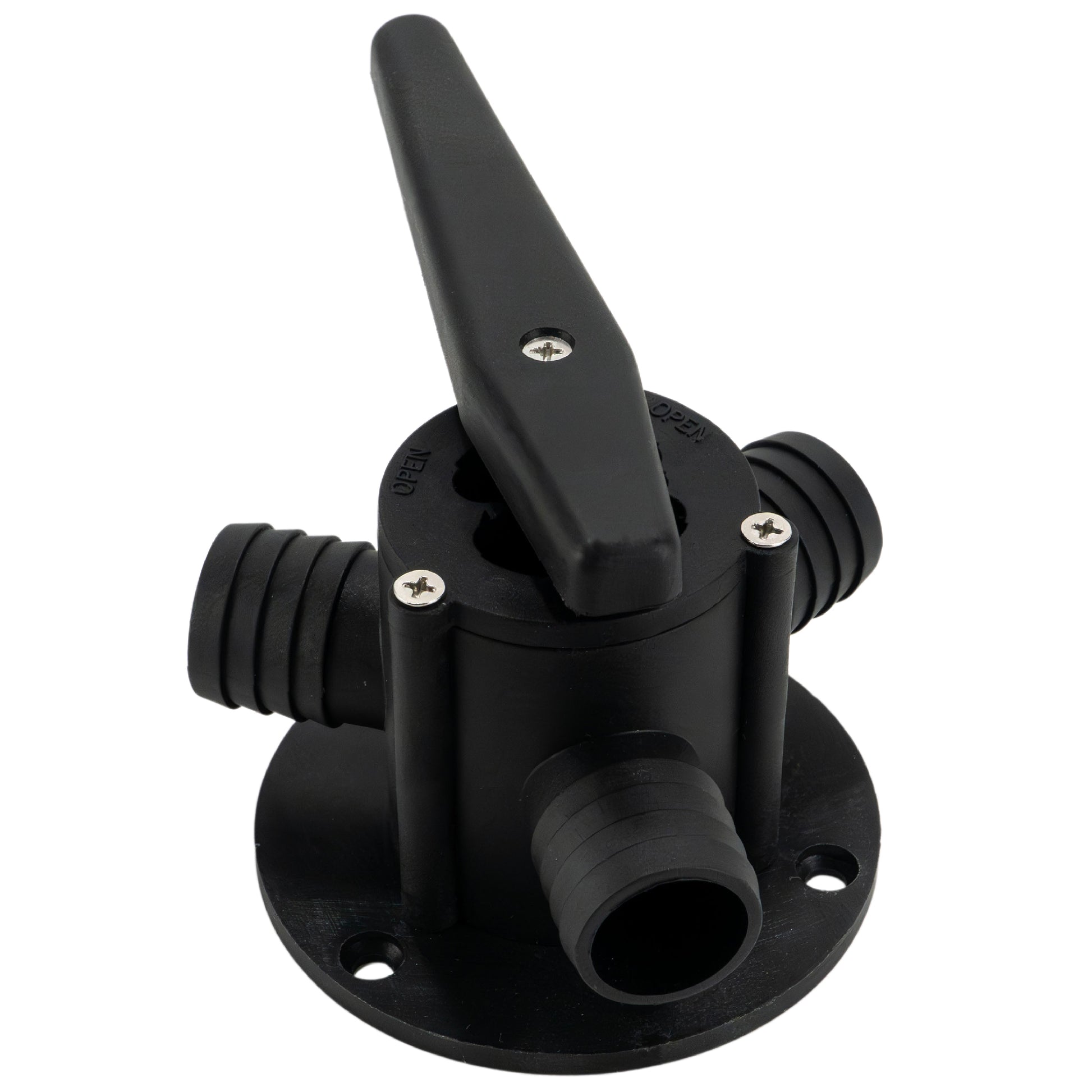 Base Mount Y-Valve with 1-Inch Barbed Hose Ports - FO4124 - Five Oceans