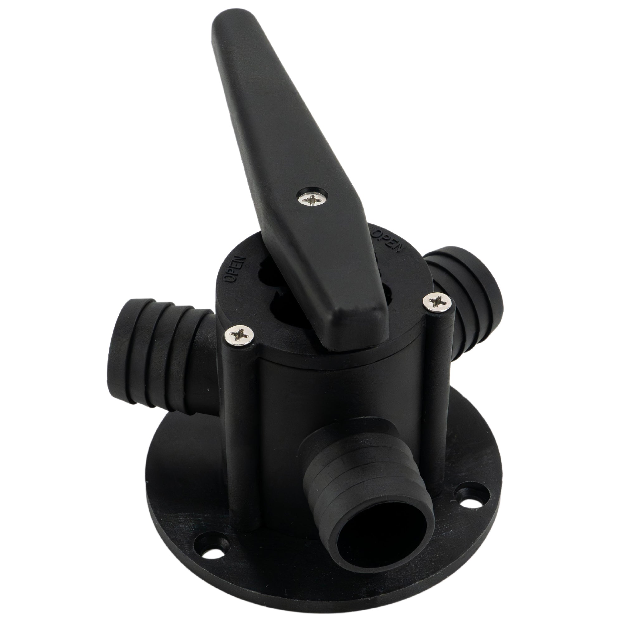 Base Mount Y-Valve with 1-Inch Barbed Hose Ports - FO4124 - Five Oceans