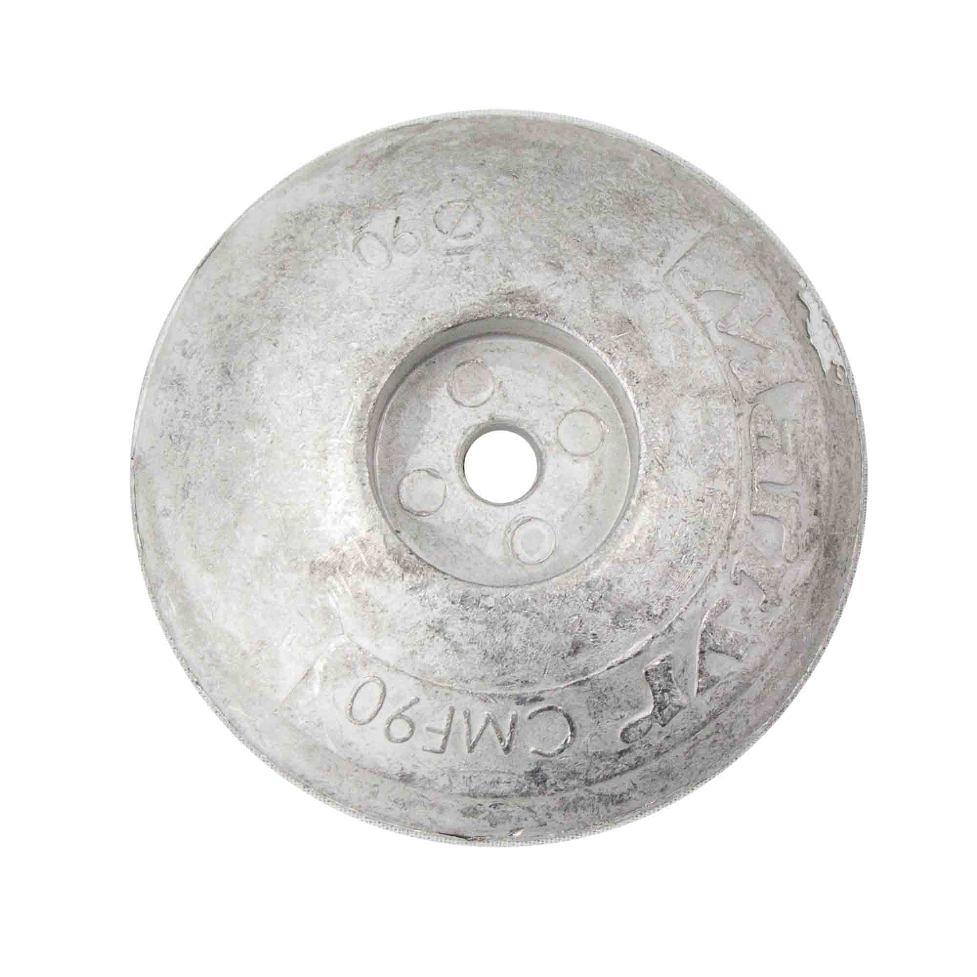 Alloy Rudder/Trim Tab Disc Anode, Aluminum, 3-1/2" - FO4171 - Five Oceans