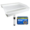 Deluxe Bait Cutting Board, 17"x14", Rod Holder Mount - FO4298 - Five Oceans