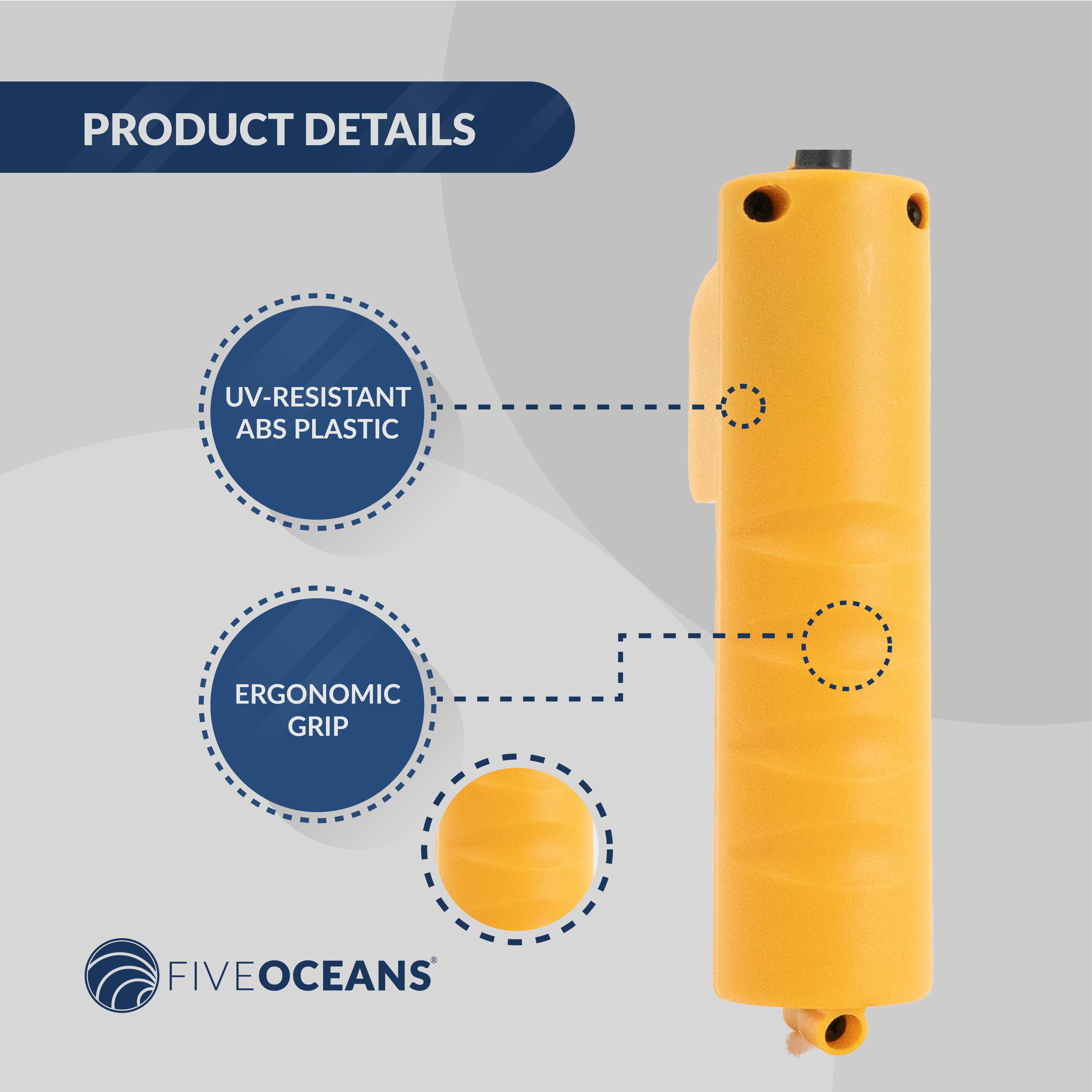 Electric Hoist Remote Control, 6' Cable Lenght - FO4318 - Five Oceans
