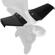 Hydrofoil for Outboards Up to 50HP, Hydro-Stabilizer Fins, Black - FO4470 - Five Oceans