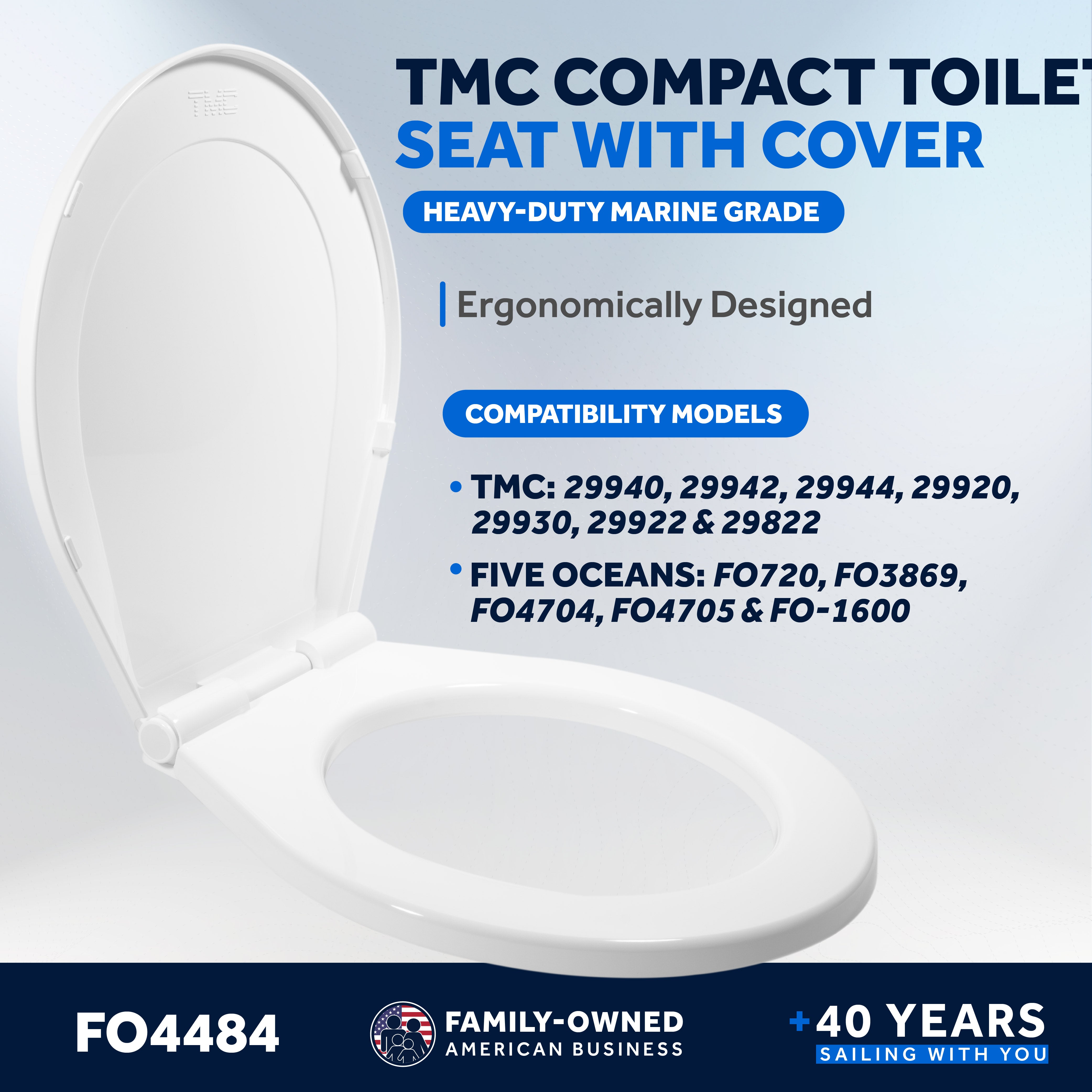TMC Toilet Seat with Cover - FO4484