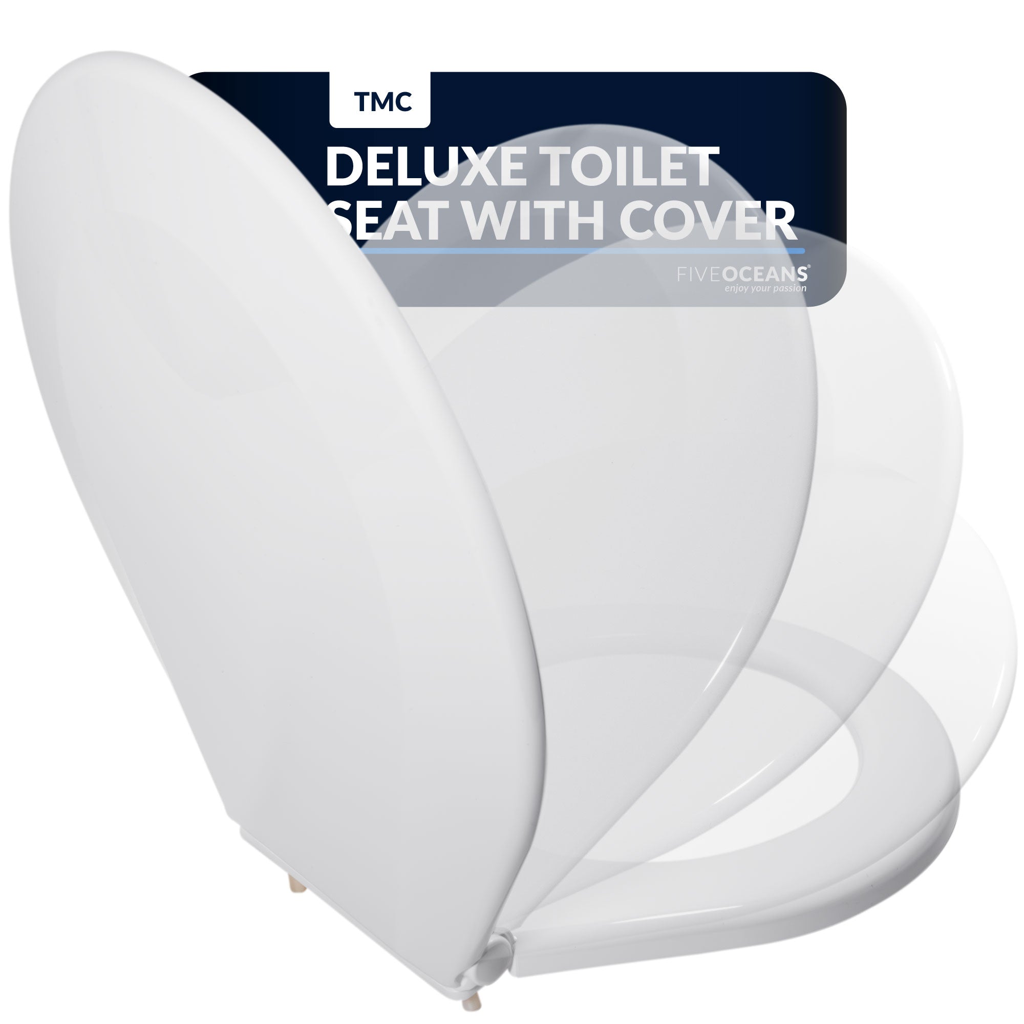 TMC Deluxe Toilet Seat with Cover - FO4485