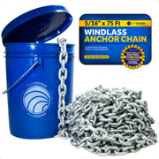 5/16" x 75' Windlass Boat Anchor Chain HT G4 Galvanized Steel - FO4490-M75 - Five Oceans
