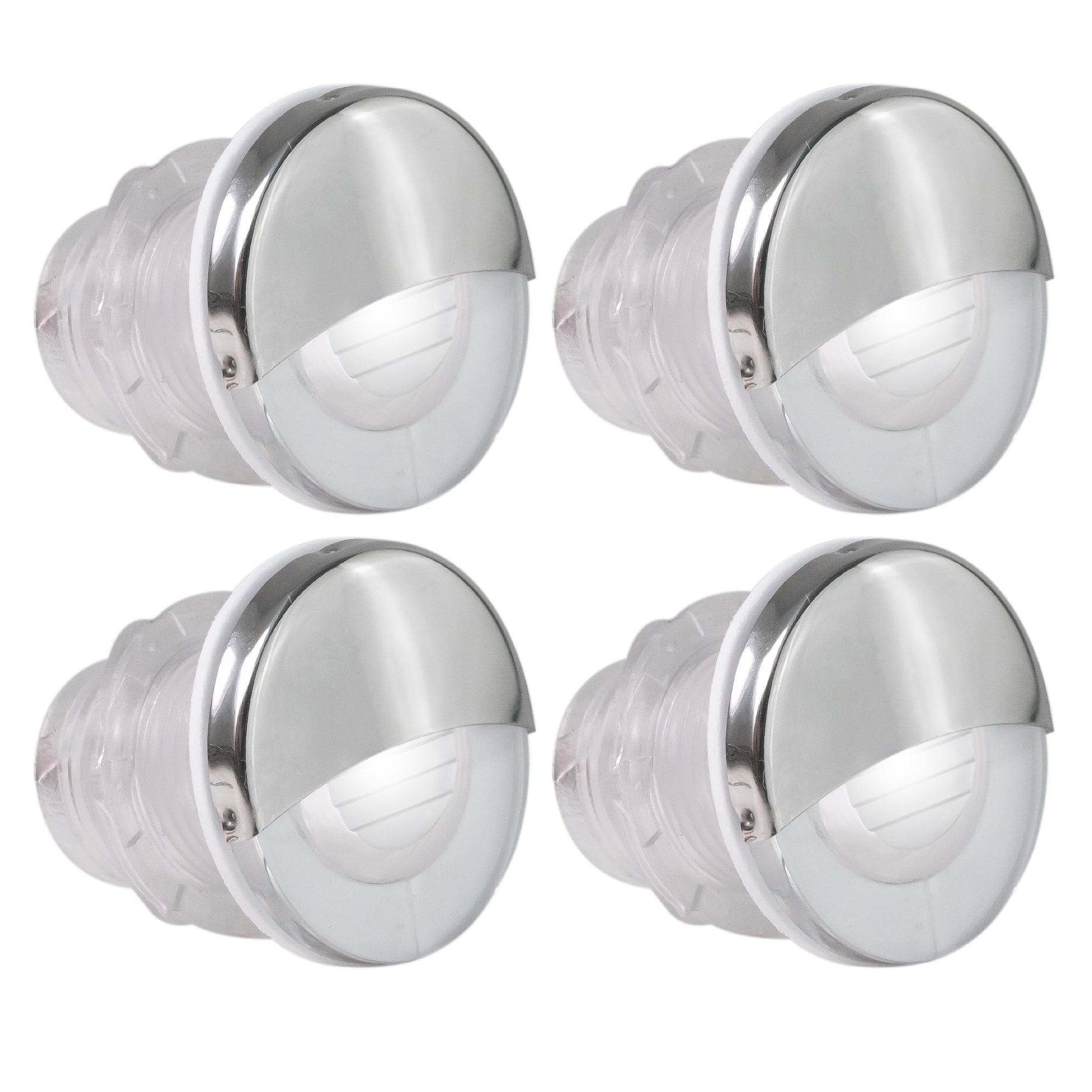 1-5/16" Livewell Courtesy Light, Round Accent, Cool White LED, 4-Pack - FO4598-M4