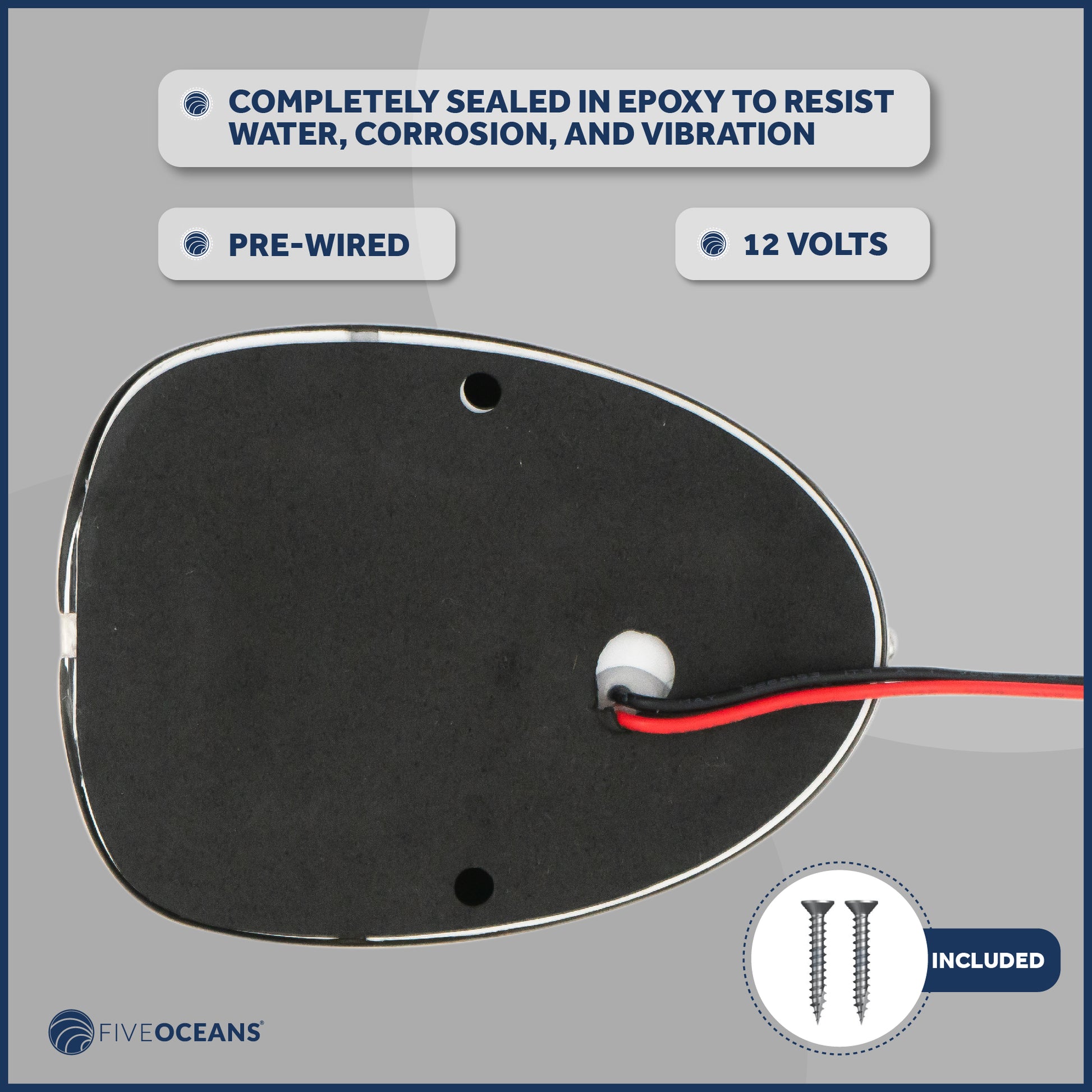 LED Front and Side Light for Docking, 2-Pack - FO4600-M2 - Five Oceans