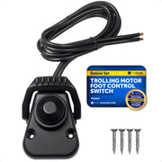 Trolling Motor Foot Switch with On Lever Continuous Control, 12-24V - FO4601 - Five Oceans