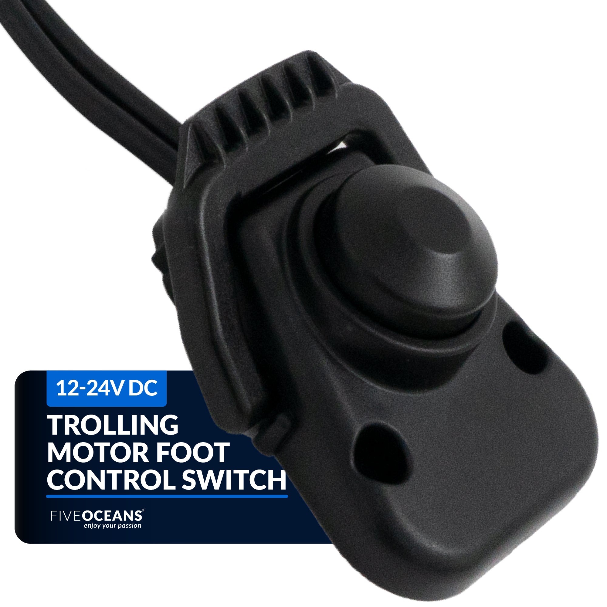 Trolling Motor Foot Switch with  On Lever Continuous Control, 12-24V - FO4601