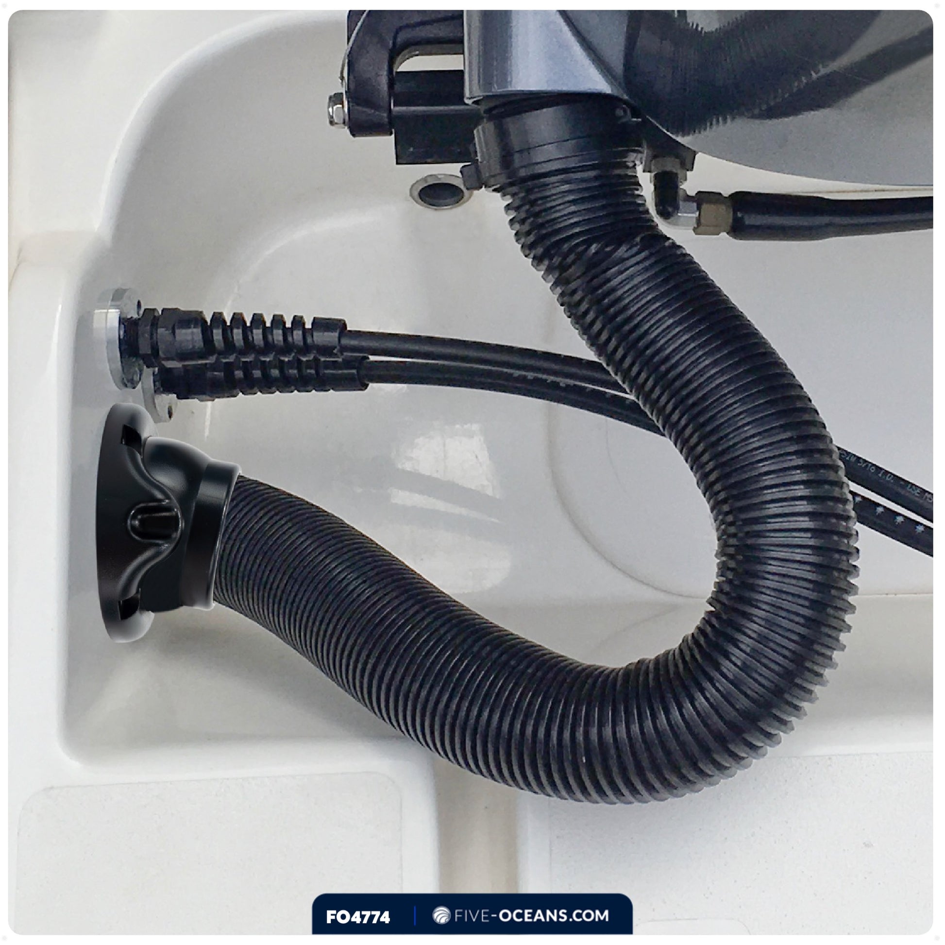 Outboard Adjustable Rigging Hose Flange for 2" (50mm) Rigging Hose - FO4774 - Five Oceans