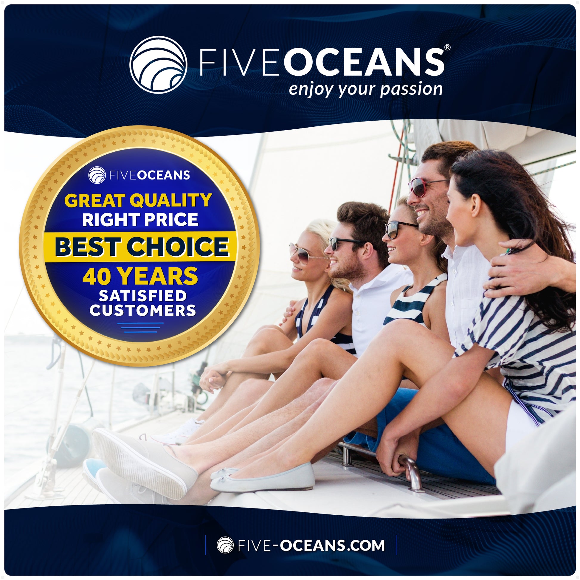 Outboard Rigging Flange with Fuel Hose Port and Hose Union Kit, Black - FO4776-4778-KIT - Five Oceans