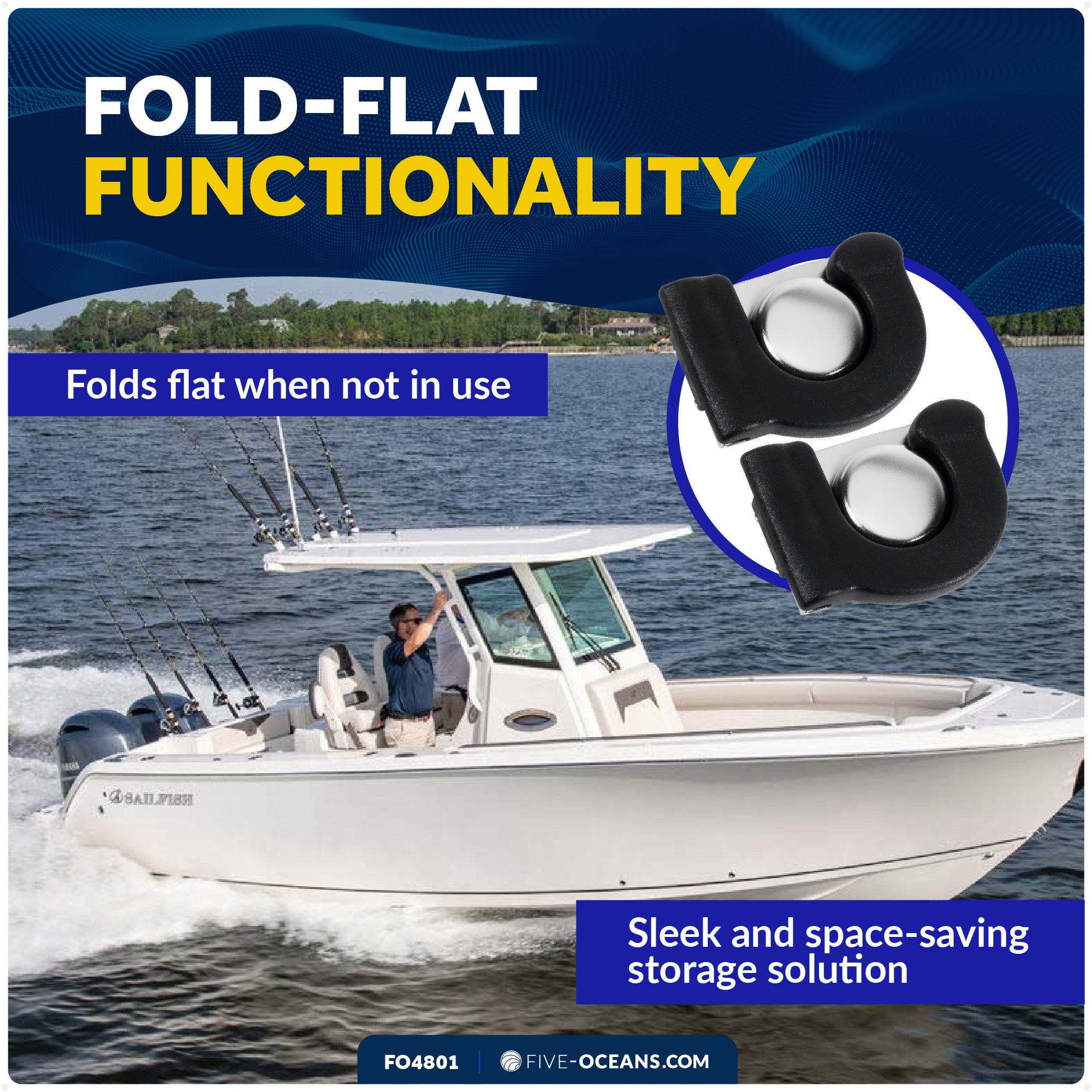 Folding Push Pole Holder - 2-Pack - FO4801