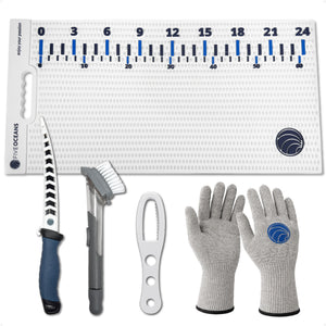 Fish Fillet Mat Kit 28" x 14" - White - FO4908 - Five Oceans