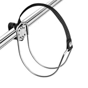Ring Buoy Mounting Bracket Holder with Strap, Stainless Steel, Rail/Flat Mount - FO555 - Five Oceans