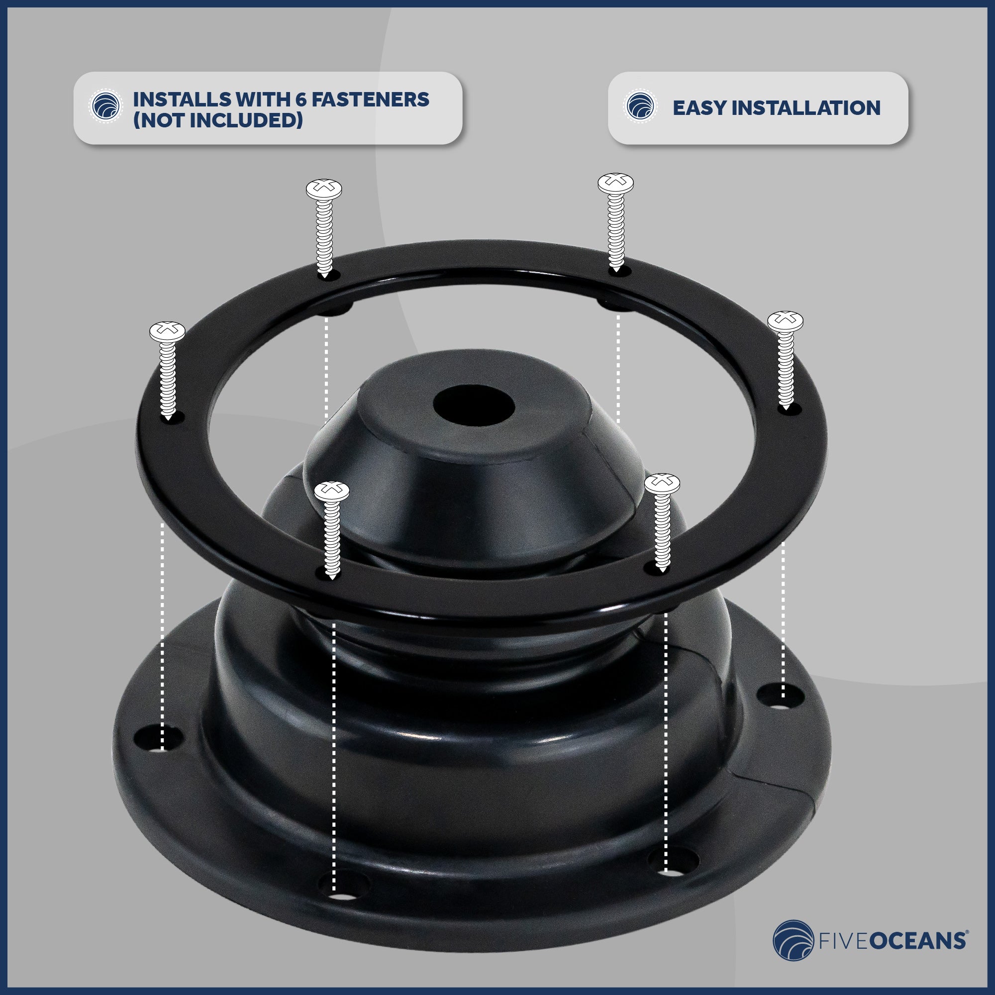 Rubber Motor Well Cable Boot, 5-1/2" - FO563 - Five Oceans