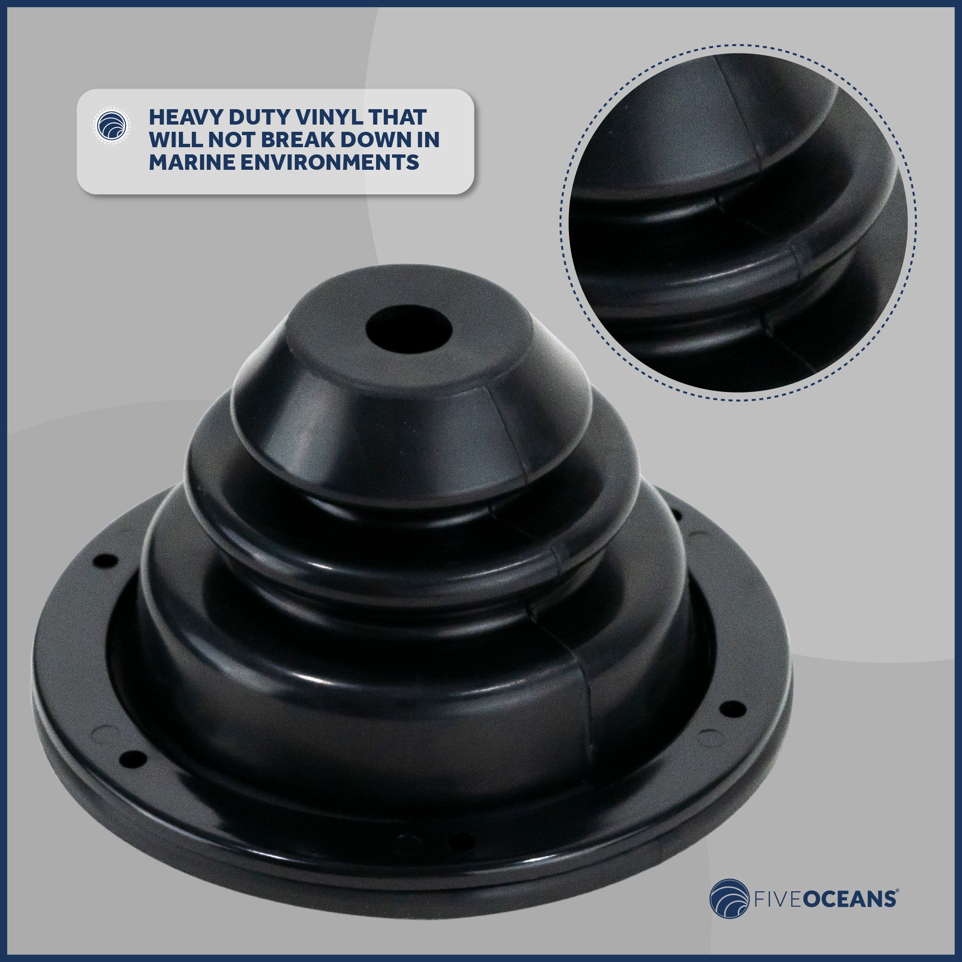 Rubber Motor Well Cable Boot, 5-1/2" - FO563 - Five Oceans