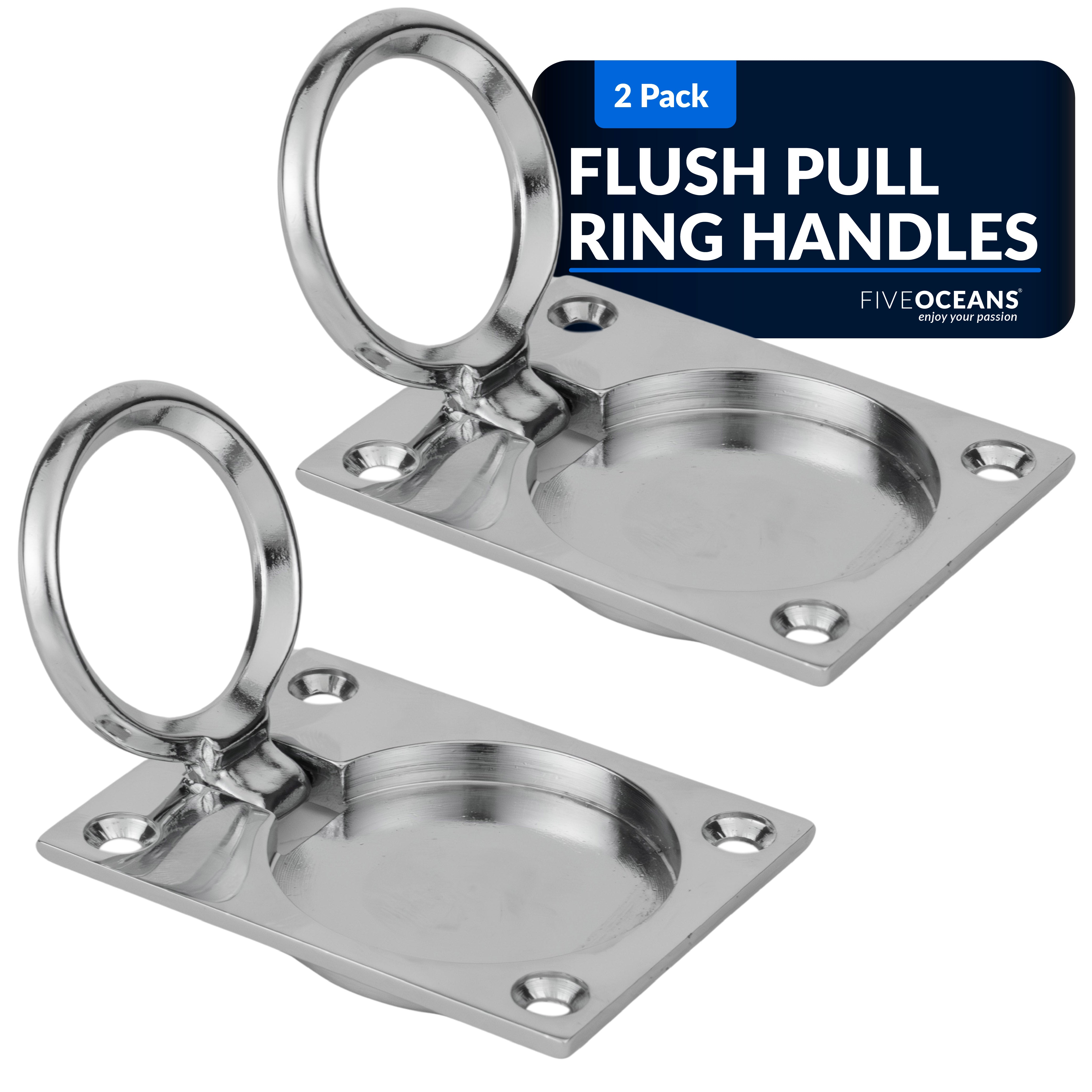 Square Flush Pull Ring Handles - FO609-M2