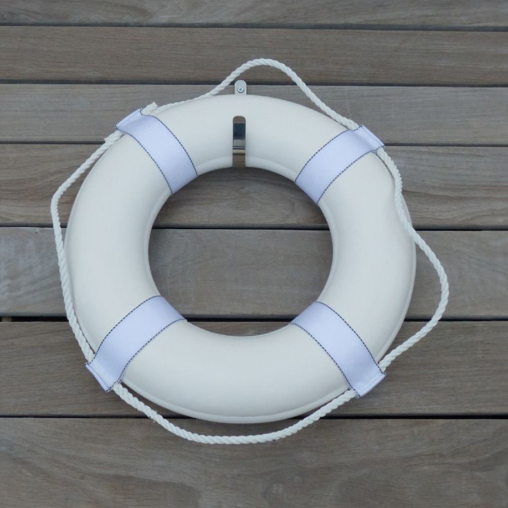 Ring Buoy Bracket Holder, Stainless Steel, Flat Mount - 2-Pack - FO626-M2