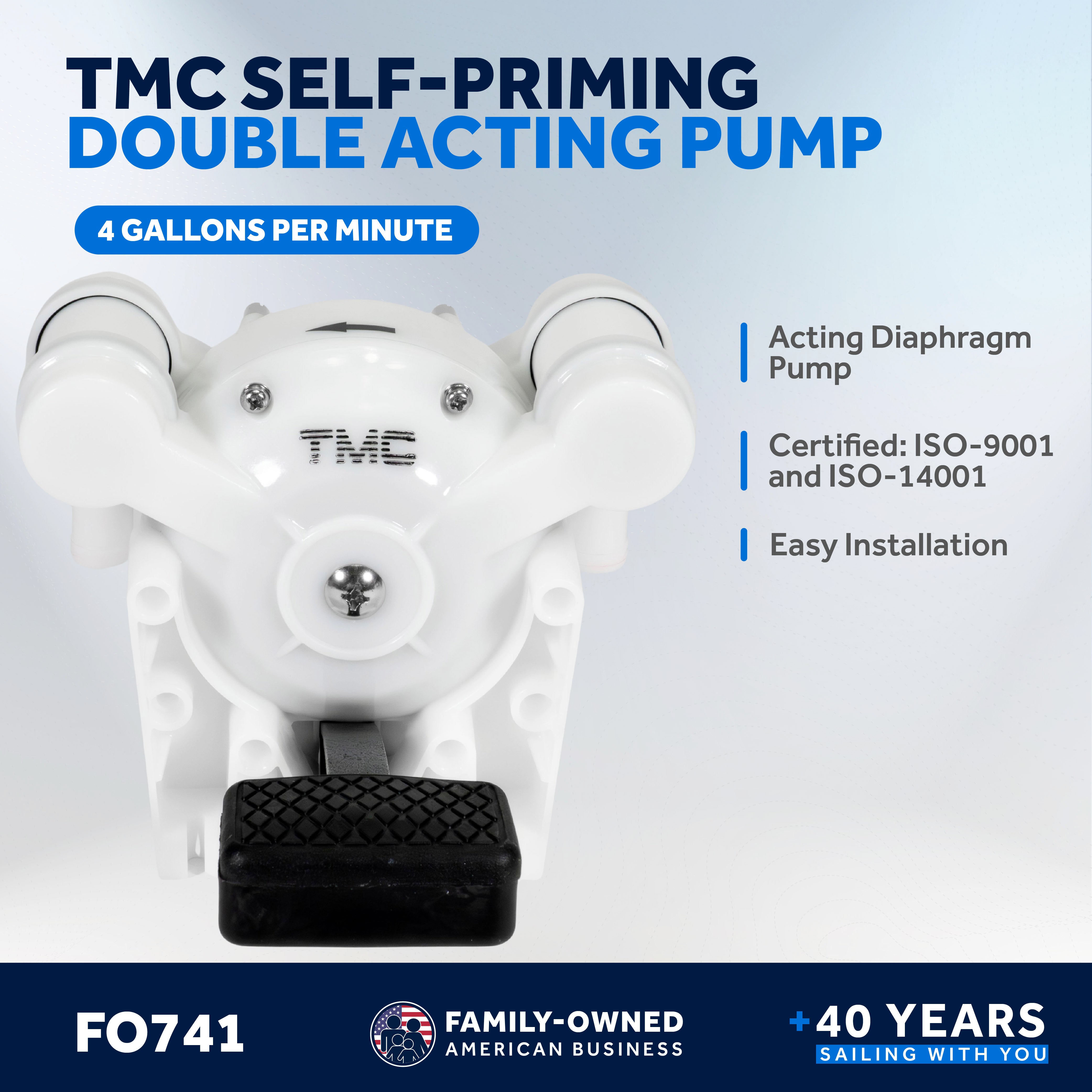 TMC Self-Priming Double Acting Diaphragm Pump - FO741