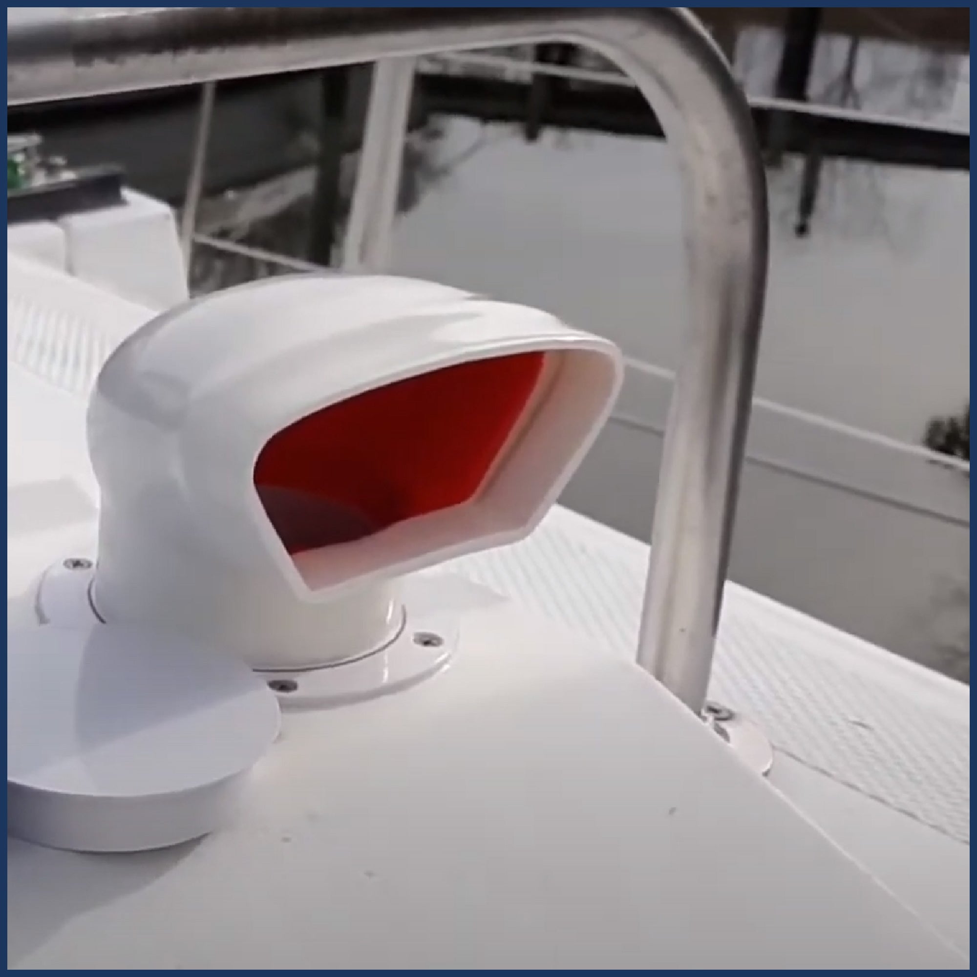 Cowl Vent with Snap-On Deck Plate and Cover, 4" - FO89 - Five Oceans