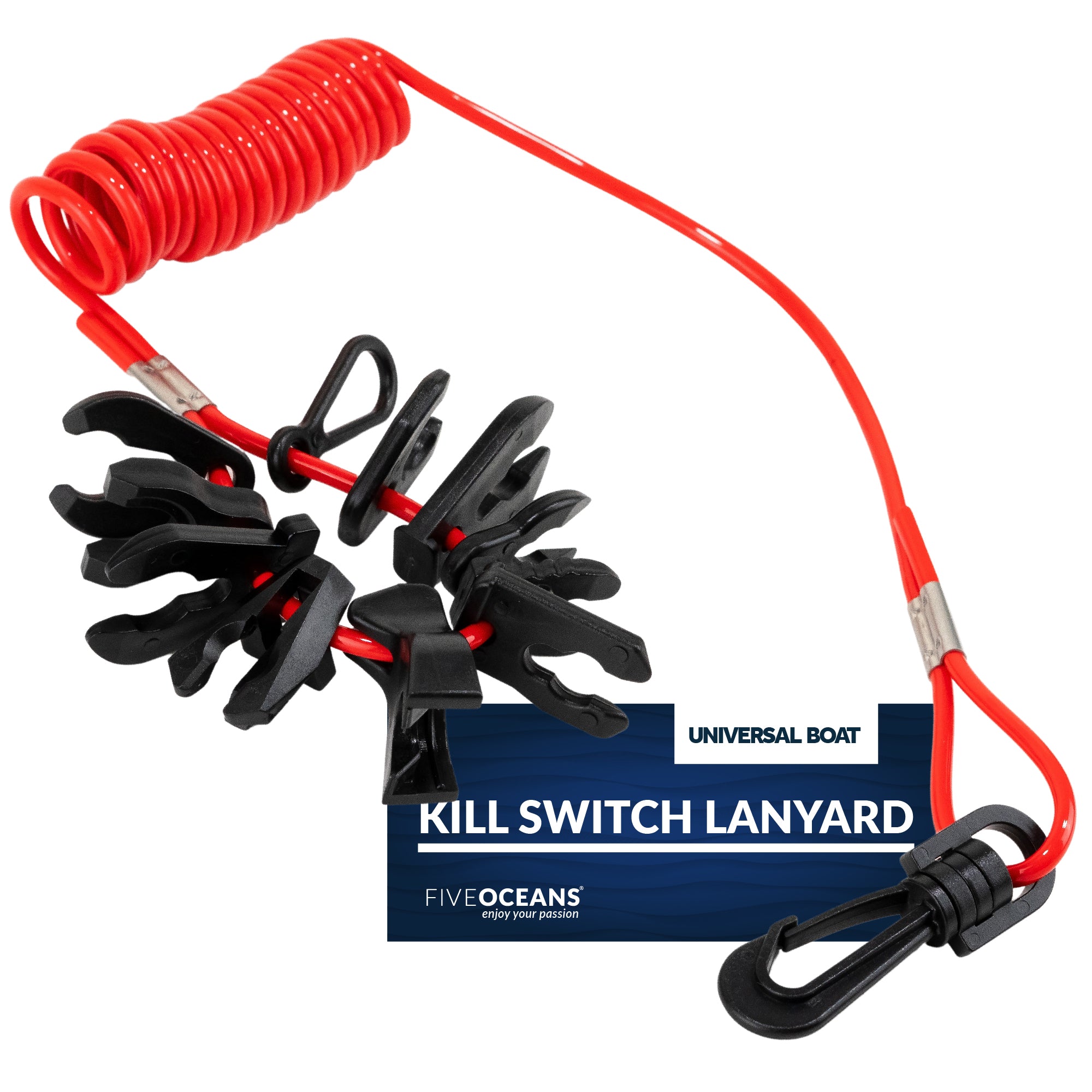Universal Boat Kill Switch Lanyard - FO2437