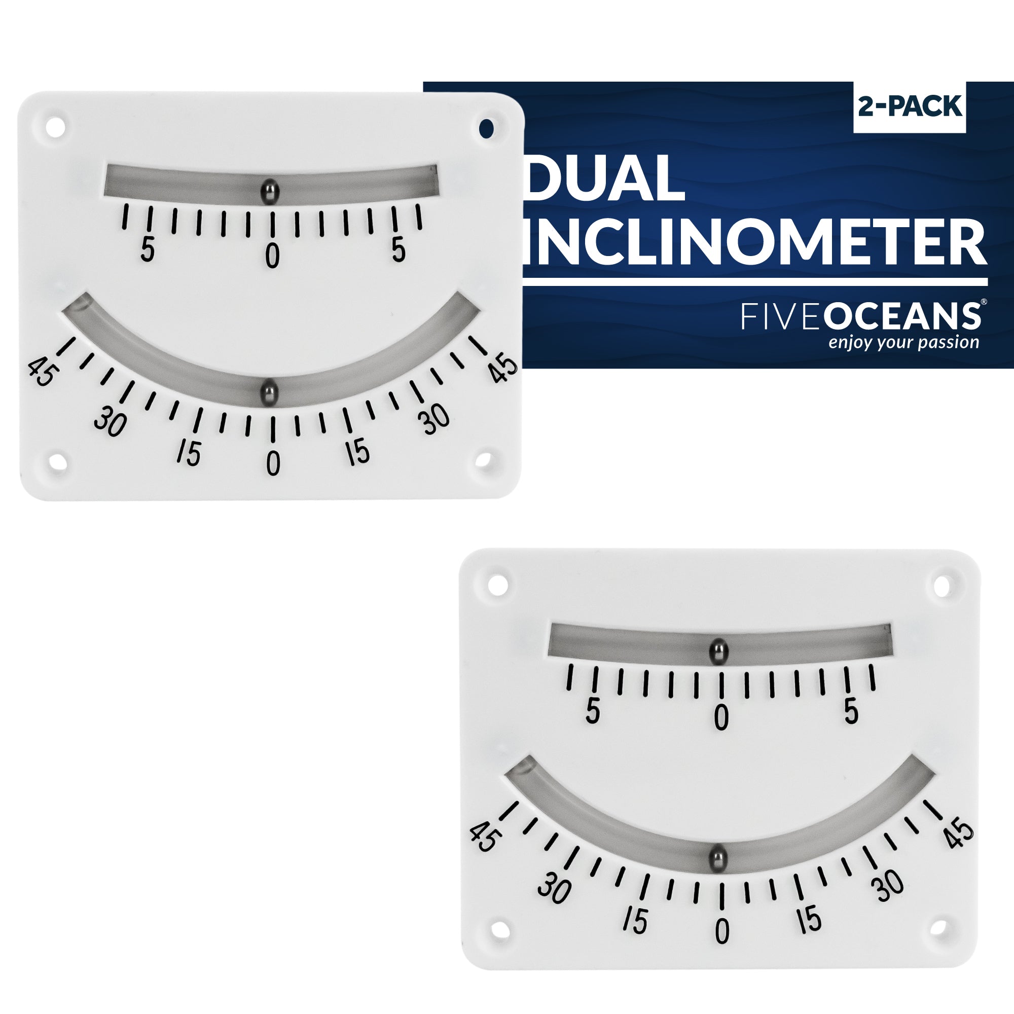 Dual Inclinometer, 2-Pack - FO3037-M2 - Five Oceans