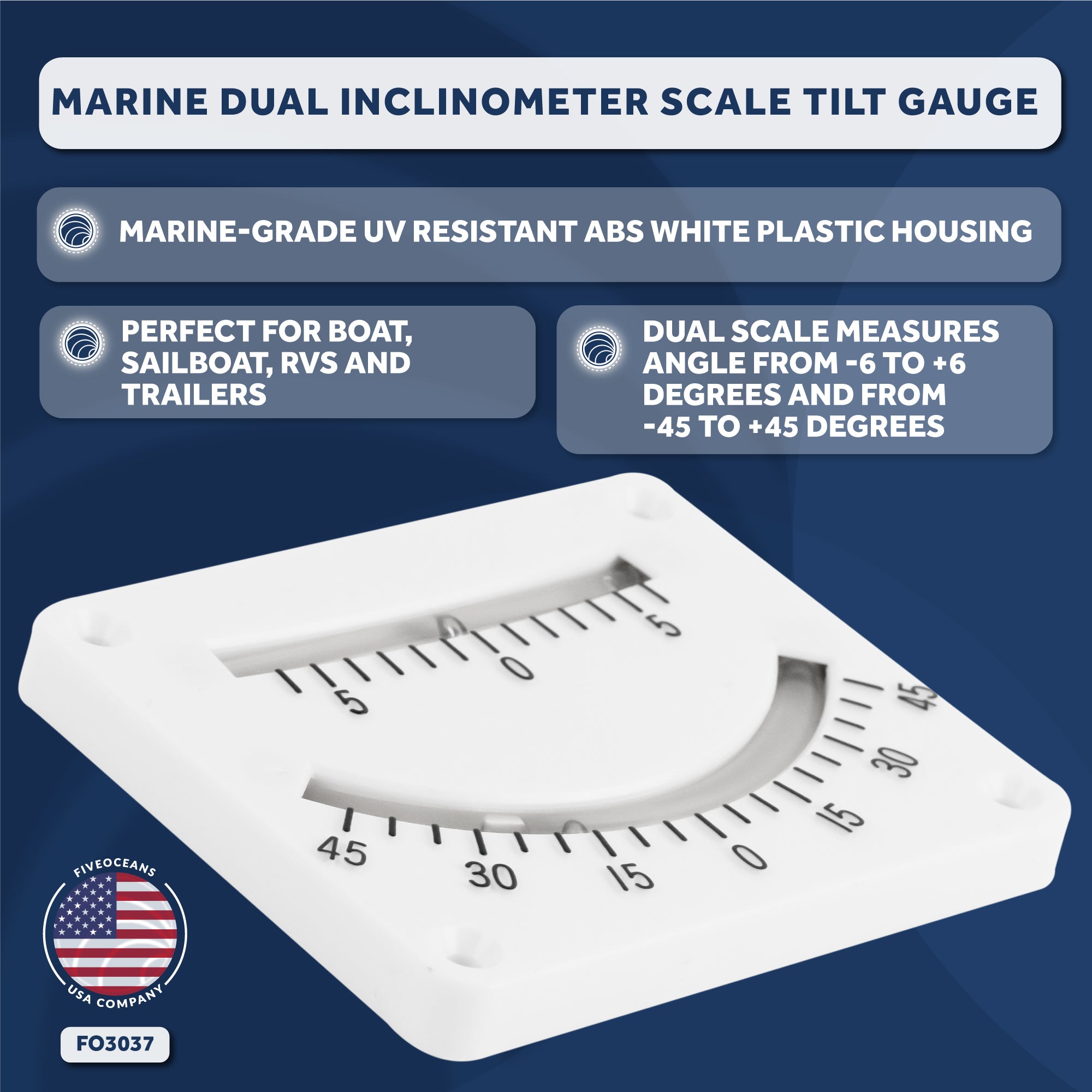 Dual Inclinometer - FO3037 - Five Oceans