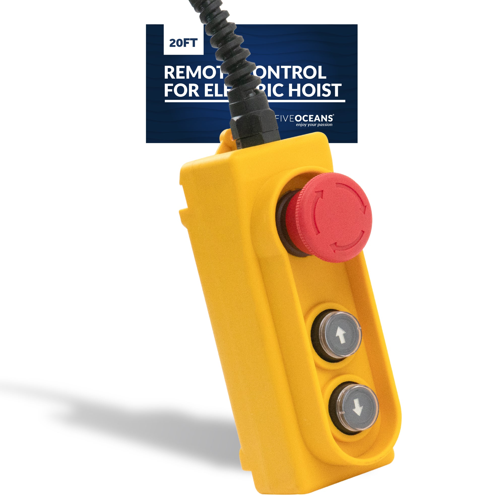 Electric Hoist Remote Control, 20' Cable Lenght - FO4319
