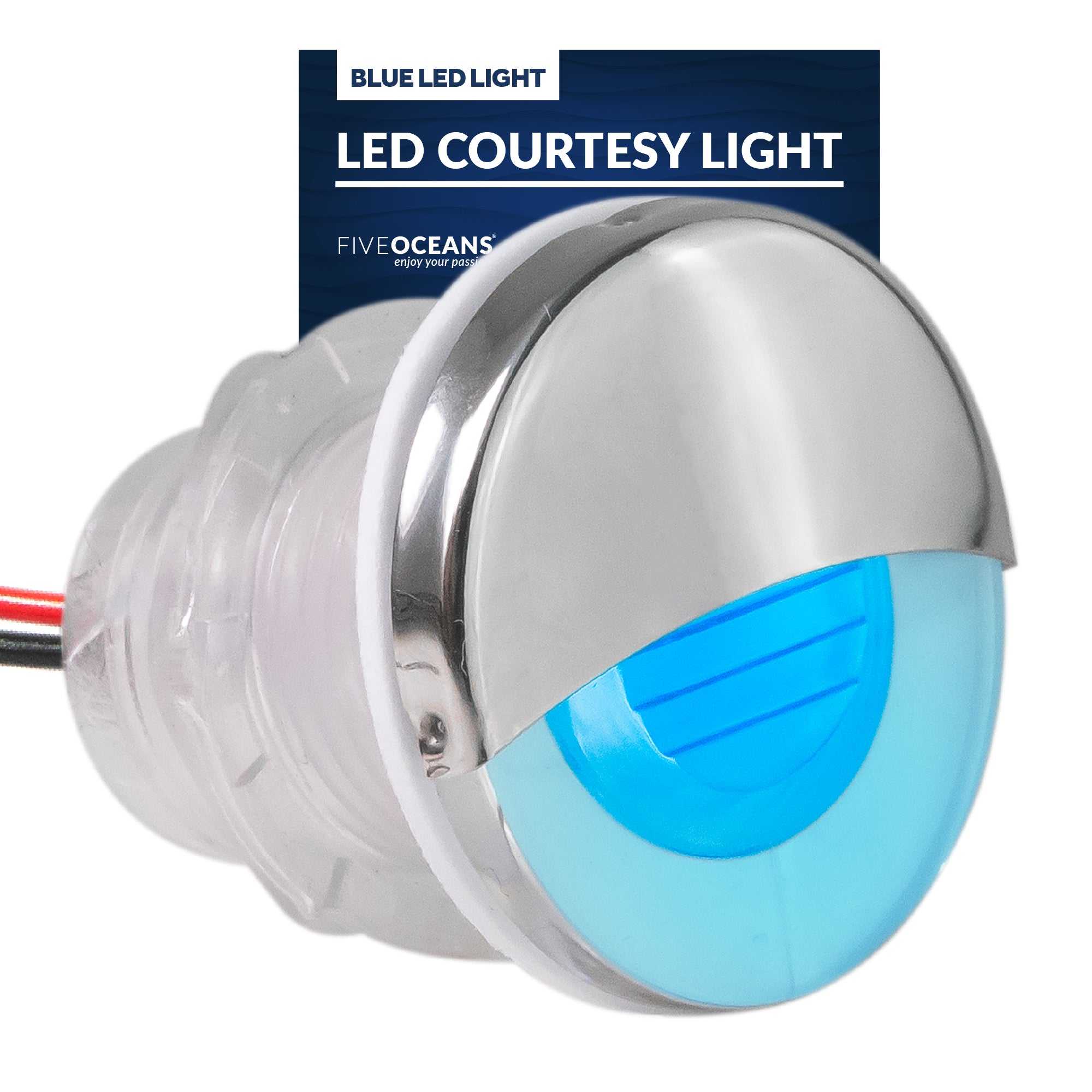 Livewell Courtesy Light, Round Accent, Blue LED - FO4597