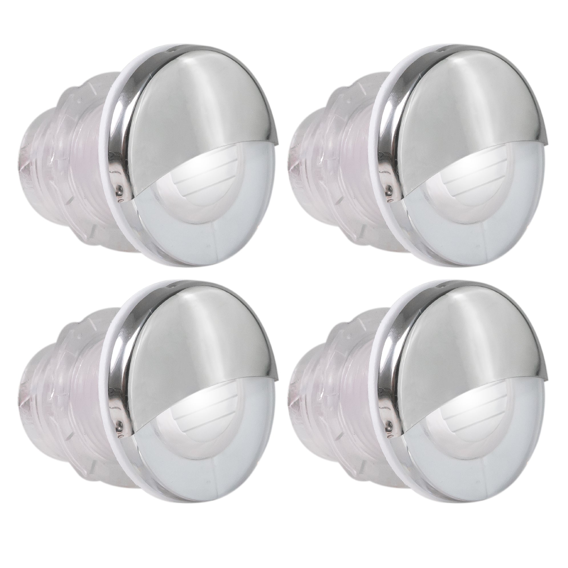 Livewell Courtesy Light, Round Accent, White LED, 4-Pack - FO4598-M4