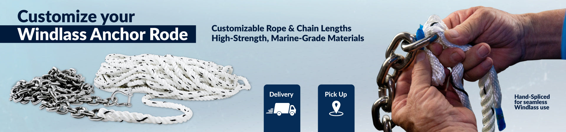 Customize & Build Your Windlass Anchor Rode | Five Oceans
