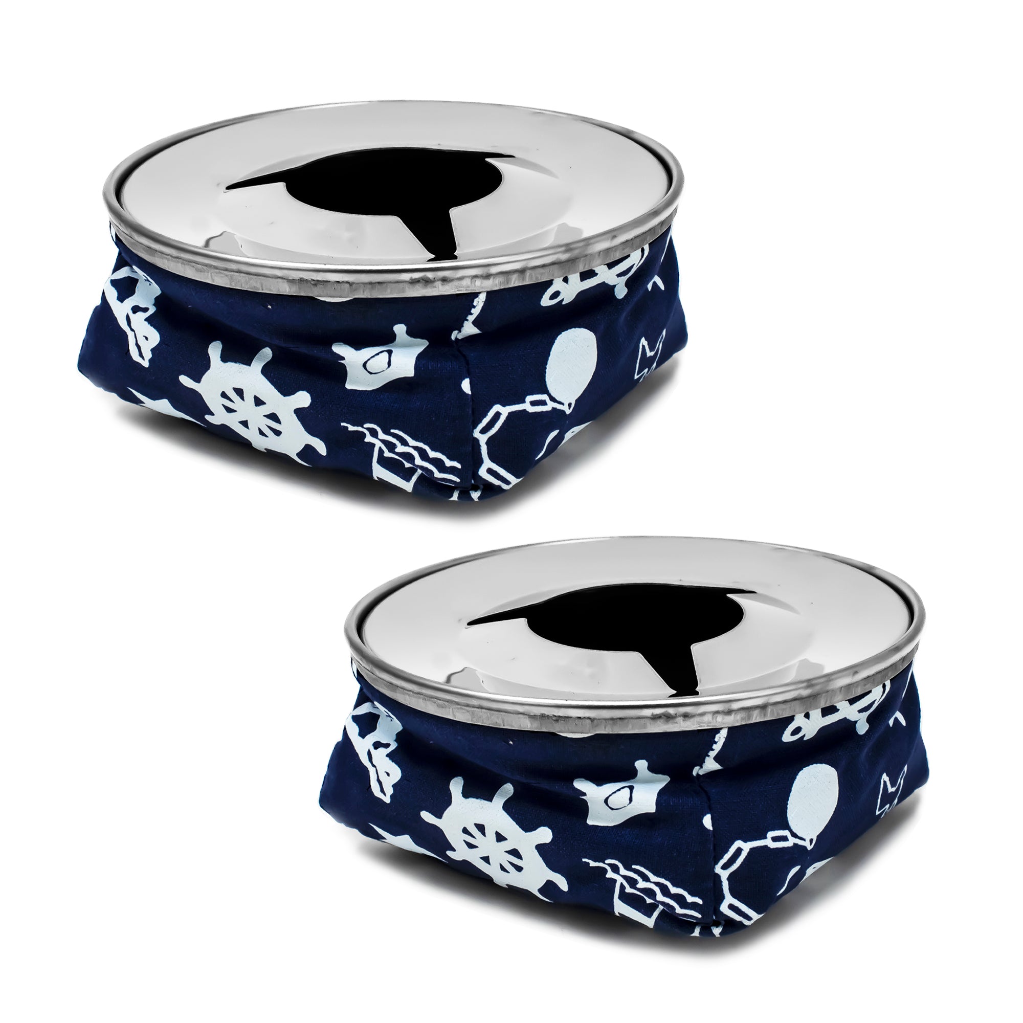 Windproof Bean Bag Ashtrays, Blue 2-Pack - FO101-M2