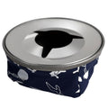Windproof Ashtray, Blue, Stainless Steel & Fabric - FO101 - Five Oceans