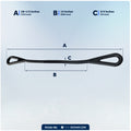 Dock Line Mooring Snubber, 3/4" Dia. 28-1/2" Length, Rubber, 2-Pack - FO102-M2 - Five Oceans