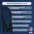 Boat Rubber Mooring Snubber, 28-1/2" x 3/4" - FO102 - Five Oceans
