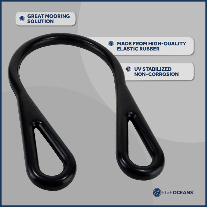 Boat Rubber Mooring Snubber, 28-1/2" x 3/4" - FO102 - Five Oceans