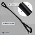 Boat Rubber Mooring Snubber, 28-1/2" x 3/4" - FO102 - Five Oceans