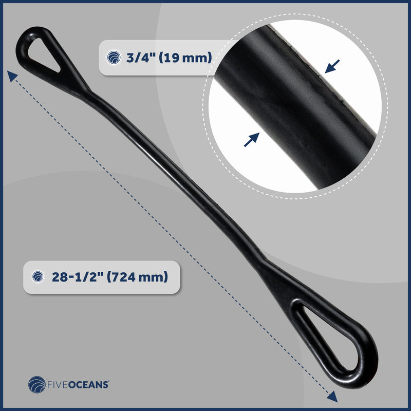 Boat Rubber Mooring Snubber, 28-1/2" x 3/4" - FO102 - Five Oceans