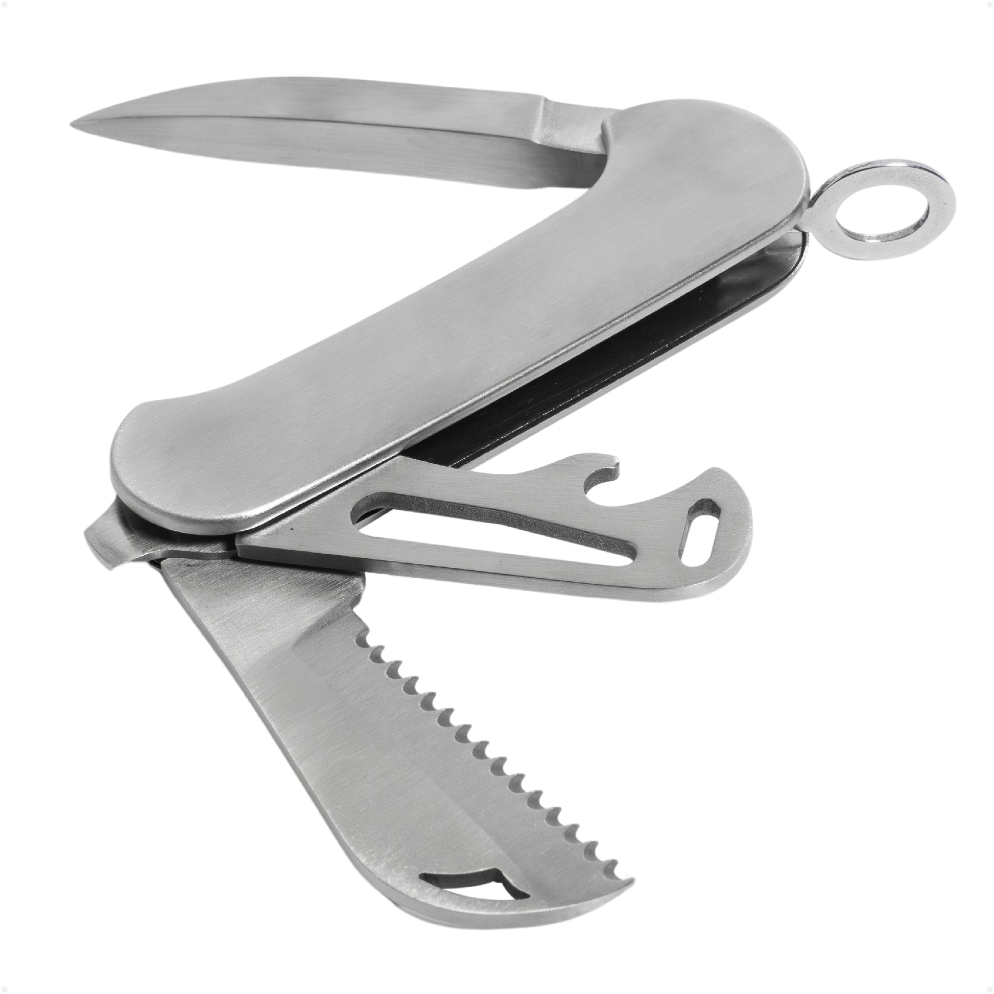 Sailor's Serrated Blade Rigging Knife, AISI316 Stainless Steel - FO124 - Five Oceans
