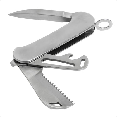 Sailor's Serrated Blade Rigging Knife, AISI316 Stainless Steel - FO124 - Five Oceans